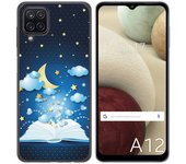 Tumundosmartphone Funda Gel Tpu para Samsung Galaxy A12 / M12 diseño Libro Cuentos Dibujos