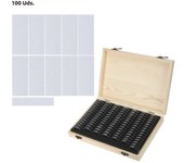 Coin Storage Box With Adjustment Pad 20/30/50/100PCS Adjustable Wooden Commemorative Coin Collection Case Holder Capsules