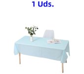 1pc Reusable Tablecloths 137x183cm BPA Free Plastic Dining Table Cover Cloth for Parties Picnic Camping Disposable Tablecloths