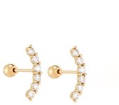 New Stainless Steel Round Hoop Earrings Multicolor Crystal Zirconia Small Huggie Cartilage Earring Helix Tragus Piercing Jewelry