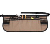 Cinturón de herramientas de jardinería con 13 bolsillos Impermeable 600D Oxford Cinturón Bolsa Delantal Cinturón de herramientas de jardín ajustable para mujeres y hombres Jardinero (Marrón-Estilo C)