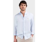 El Ganso camisa azul de lino para hombre