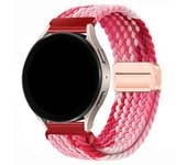 18/20/22 Braided Loop for Garmin venu/3/3s/Forerunner 265S/265/645 Band Elastic Wristband Magnetic Buckle for Garmin vivomove3
