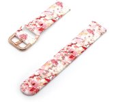 20mm 22mm Silicone Strap For Samsung Galaxy Watch Gear S3 Active 2 Graffiti Style Strap For HuaMi Amazfit Huawei Watch Band