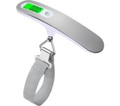 Báscula para equipaje MYCARBON, báscula digital portátil, báscula electrónica para maletas, báscula colgante, báscula para pesar equipaje, capacidad de 110 libras/50 kilogramos