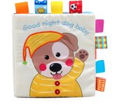 El libro de tela con etiquetas de animales para bebés no se puede rasgar ni masticar para hacer un sonido de papel, interacción entre padres e hijos, libro de educación temprana para bebés.