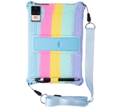 10.1''Universal Soft Silicone Case For 10 10.1inch Android Tablet PC Shockproof Solid Color Back Stand Cover 24*16cm/9.5*6.4inch