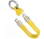 USLION 240W PD3.1 Type C Fast Charging Cable USB C to Type C Data Cord Protable Keychain For iPhone 16 15 Pro Max Xiaomi 14 POCO