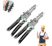 Herramientas pelacables profesionales multifuncionales 18 en 1 - Alicates de electricista plegables (2PCS)