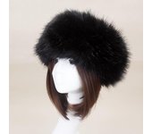 Women Thick Fluffy Plush Hat Winter Warm Soft Skiing Headband Ear Head Warmer