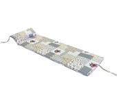 Acomoda Textil – Tumbona con Cojín Cabezal Enrollable 180x50x4 cm para Jardín Piscina, Playa, Balcón y Terraza. Colchón para Exterior Desenfundable, Portátil, Ligero y Cómodo. (Gris)