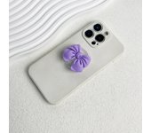 Cute Colorful Bowknot Phone Grip Expandable Desktop Stand Macaron Resin Butterfly Knot Foldable Holder Mobile Accessory