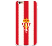 Funda original compatible con iPhone 6 Plus - 6S Plus - Sporting Fondo Rojiblanco - TPU MATE