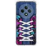 Tumundosmartphone Funda Silicona Antigolpes para Oppo Reno 12F 4G / 12 F 5G diseño Zapatillas 06 Dibujos
