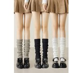 1 Pair Women Leg Warmer Japanese Lolita Long Socks Wool Knitted Foot Cover Arm Warmer Autumn Winter Crochet Heap Sock Boot Cuffs