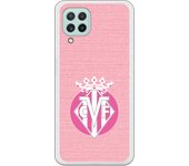 Funda original compatible con Samsung Galaxy A22 4G - Villarreal rosa