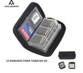 Universal Memory Card Collect Bag  22 Slots Camera Memory Card Case Holder Bag for CF/SD/Micro SD/SDHC Gameing SD Card Case Box