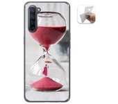 Tumundosmartphone Funda Gel Tpu para Oppo Find X2 Lite diseño Reloj Dibujos