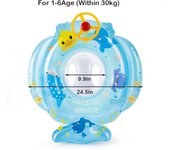 Anillo inflable de la natación del bebé, la piscina de los niños y flotador de la natación de la playa