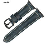 MAIKES Watch Bracelet For Apple Watch Band 45mm 44mm 40mm 41mm Series 9 8 7 6 SE 5 iWatch Vintage Oil Wax Leather Watch Strap
