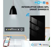 MOES New Tuya WiFi Multi-gang Smart Light Dimmer Switch 1/2/3 Gang Smart Life/Tuya APP Works with Alexa Google Voice Assistants