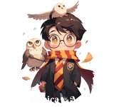 Harry Potter Cartoon Offers Pattern Drawing Hogwarts School Printed Stitch Art Mosaic 5d Diamond Painting Children Adult Gift