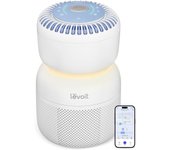 LEVOIT Air Purifier for Baby with White Noise Sound Machine and Blue-Light-Free Night Light in Home Bedroom, HEPA Filter with 5 Air Quality Monitor, Removes Ultrafine Particles, Smart WiFi, Sprout