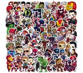 10/30/50/100pcs Cool Disney The Avengers Cartoon Stickers Super Hero Anime Decals Phone Skateboard Suitcase Sticker for Kids Toy