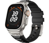 Sport Silicone Strap for Apple watch ultra 2 band 49mm Stainless Steel correa bracelet iwatch Series 9 8 7 6 5 SE 45mm 44mm 42mm