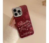 Red Christmas Phone Cases for iPhone 16 15 14 Plus Pro Max 13 12 11 XR XS 7 8 SE2020 Festive Phone Covers Holiday Gift