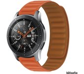 Magnetic Loop For Samsung Galaxy watch band 6/5 pro/4/Classic/active 2 20mm 22mm Silicone Belt bracelet huawei GT 2-2e 3-4 strap