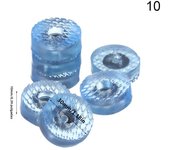 10pcs Clear Soft Furniture Chair Table Feet Leg Bottom Non-slip Anti-skid Glides Wooden Floor Protector Non-noise Screw on Pad
