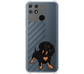 Funda Silicona Antigolpes para Realme Narzo 50A diseño Perros 04 Dibujos
