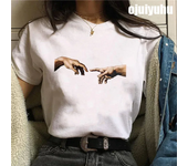 Fashion Friends Tv Show Funny Cartoon T Shirt Women Graphic Best Friends Harajuku T-shirt Korean Style Tshirt Vintage Top Female