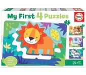 My First Puzzles Infantiles Progresivos Animales de la Selva de Educa