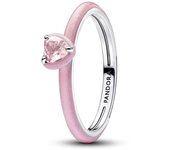 Anillo Pandora Corazón Chakra Rosa