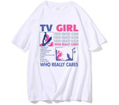 Trend Tv Girl Lovers Rock Song Print T-shirt Men Women Cotton Hip Hop Oversized Tshirt Short Sleeve T Shirt Streetwear Tops Tee