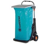 Carro de jardin GARDENA con tapa soporte mural y porta bolsa