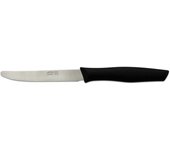 Cuchillo de Mesa Arcos Nova 188800 de Acero Inoxidable Nitrum y Mango de Polipropileno Negro