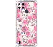 Funda Silicona Antigolpes para Realme C21Y / C25Y diseño Flores 07 Dibujos