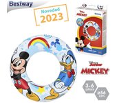 Bestway Flotadores Inflables de Piscina para Niños y Adultos Tubo de Anillo de Natación Fiesta de Playa Verano Color Aleatorio