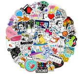 50Pcs Science Laboratory Stickers Pack, Physics Chemistry Biology Experiment Stickers for Hydroflask Laptop Water Bottle for Kid
