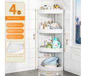 Bathroom Storage Cart With Wheels Kitchen Living Room Storage Rack High Load-Bearing Capacity Home Accessories
