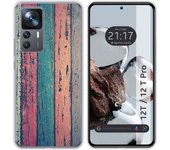Funda Silicona para Xiaomi 12T / 12T Pro 5G diseño Madera 10 Dibujos