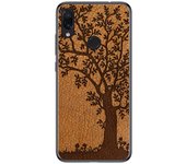 Tumundosmartphone Funda Gel Tpu para Xiaomi Redmi Note 7 diseño Cuero 03 Dibujos