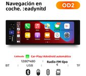 Carplay Android Auto 1 DIN 6.86" Universal HD Touch Screen MP5 Car Multimedia Video Player Support BT SD/TF FM Radio USB Type-C
