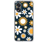 Tumundosmartphone Funda Silicona Antigolpes para Oppo A18 diseño Flores 08 Dibujos