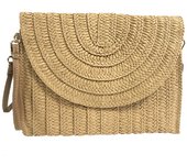 Straw Crossbody Bag Straw Shoulder Bag Casual Beach Straw Handmade Bag