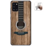 Tumundosmartphone Funda Gel Tpu para Samsung Galaxy A31 diseño Madera 11 Dibujos