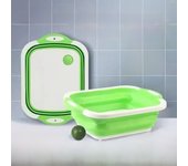 New Multifunctional Cutting Board Folding Cutting Board Kitchen Supplies Are Convenient and Simple Draining Basket